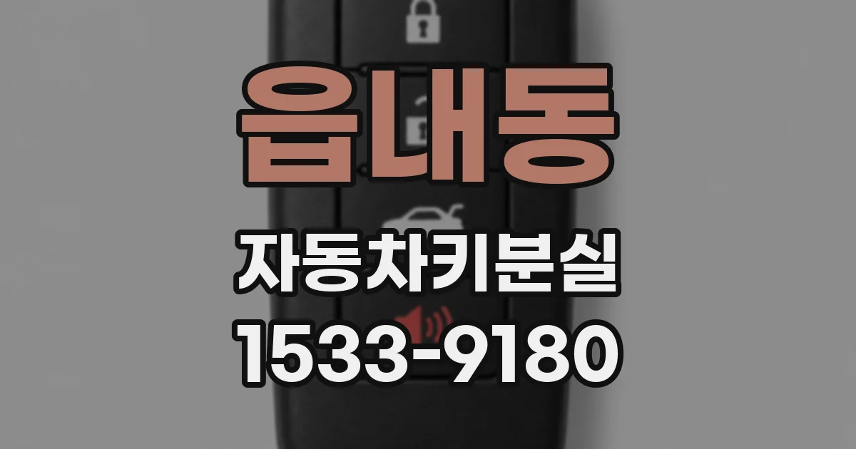 읍내동 자동차키분실