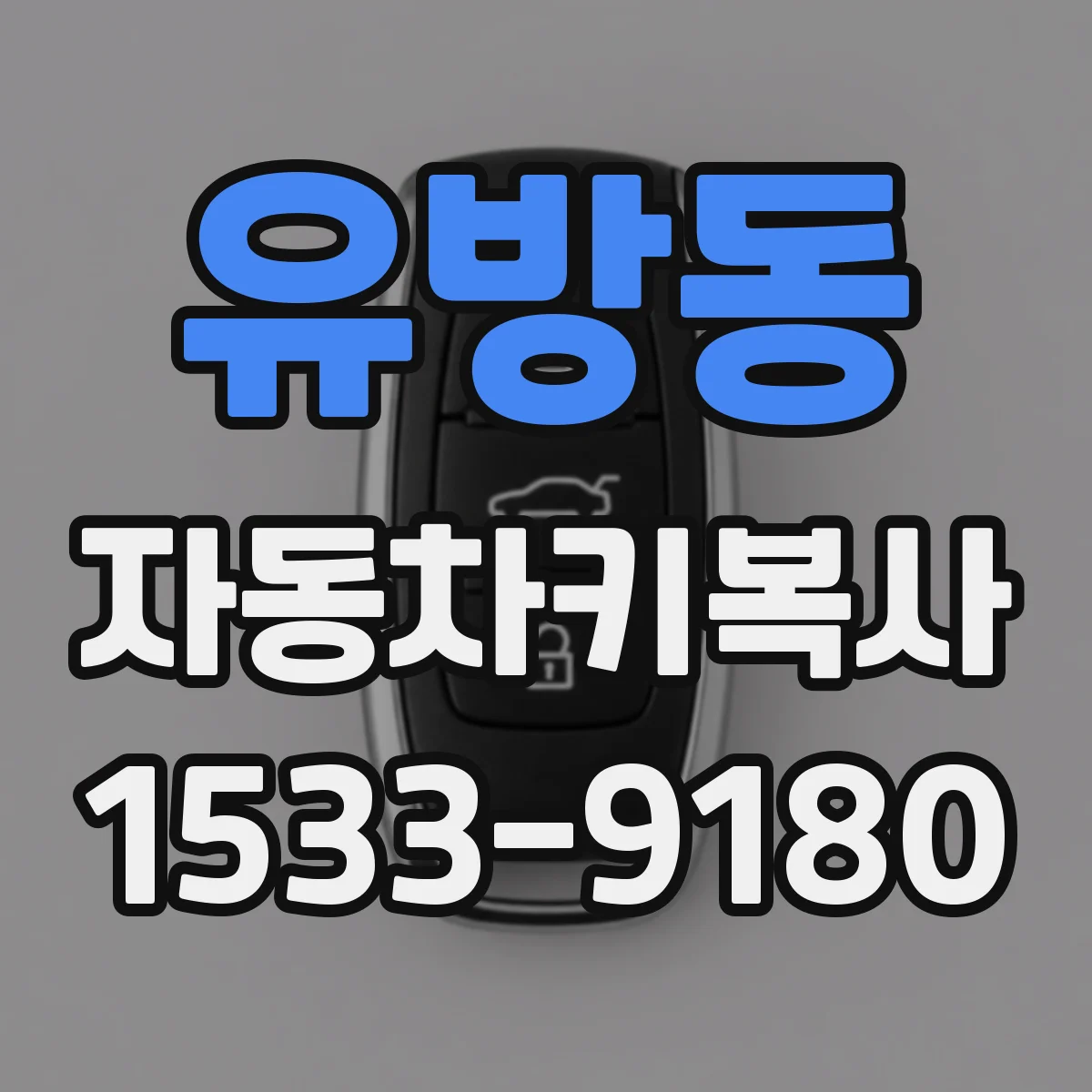 유방동 자동차키복사