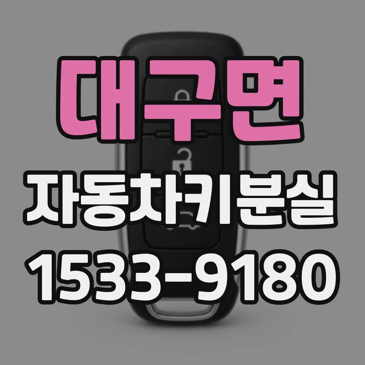 대구면 자동차키분실