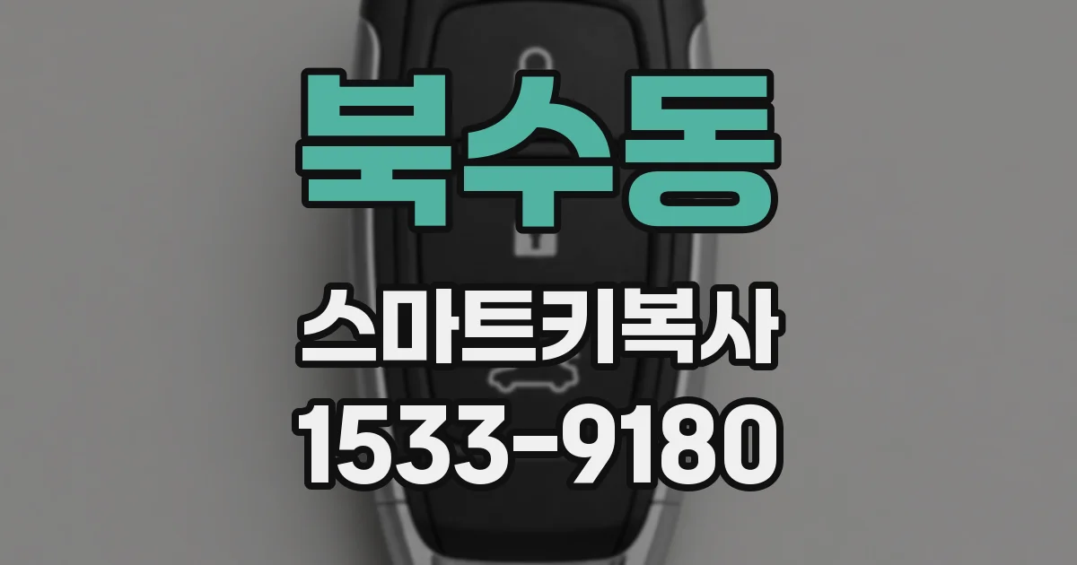 북수동 스마트키복사