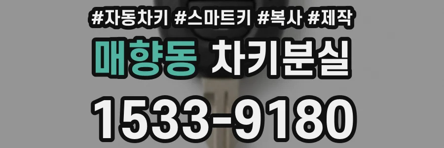 매향동 차키분실