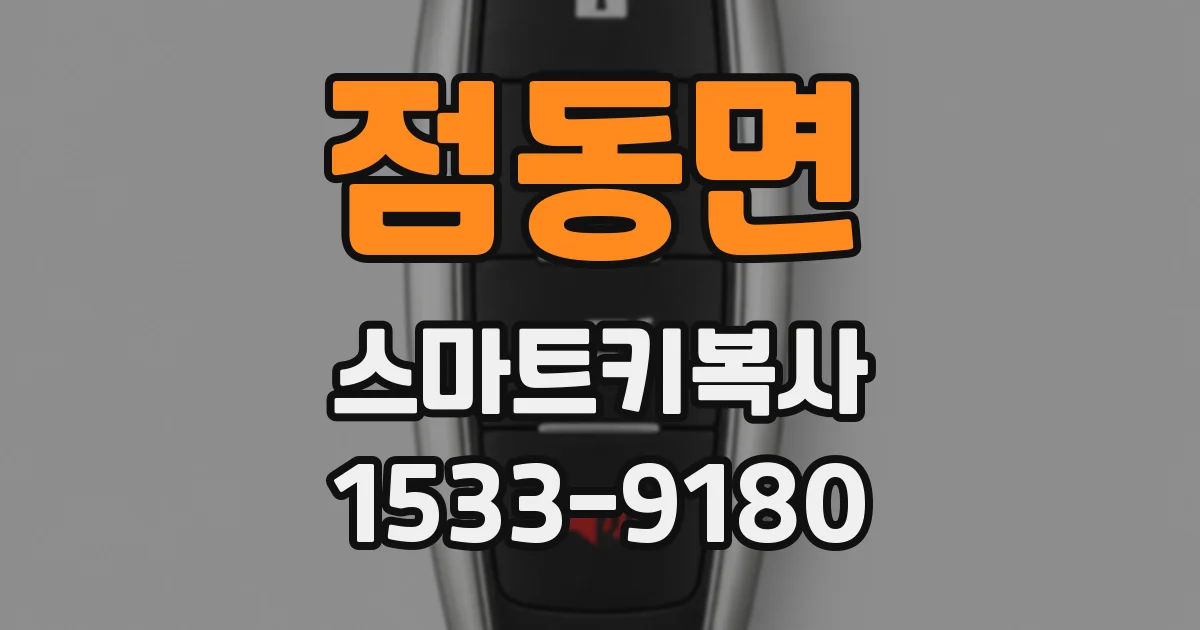 점동면 스마트키복사