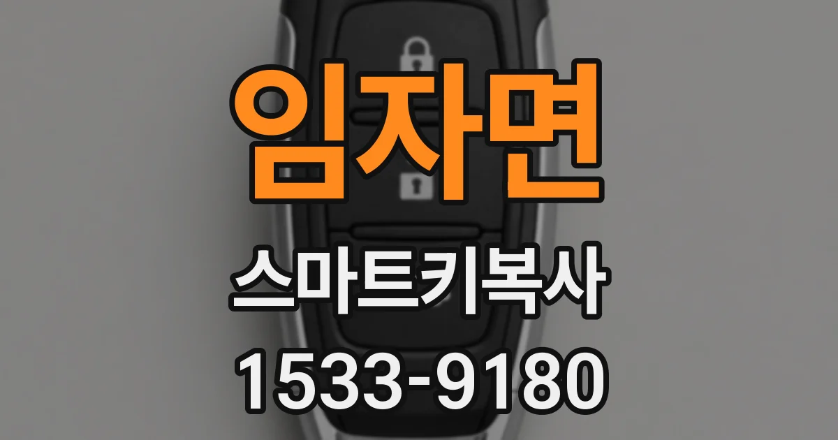 임자면 스마트키복사