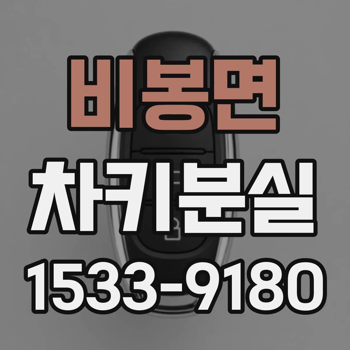 비봉면 차키분실