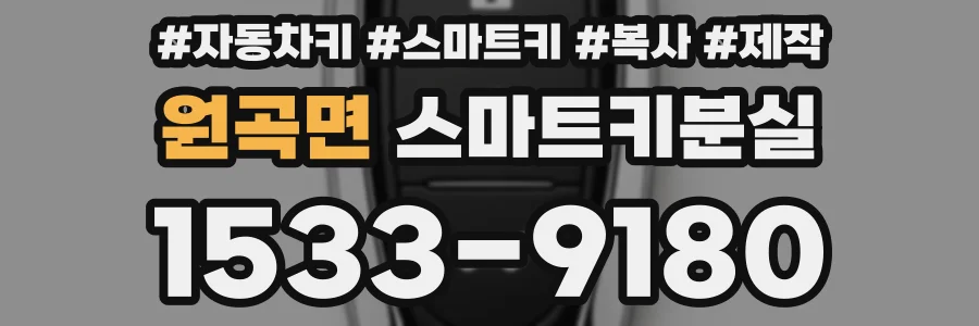 원곡면 스마트키분실