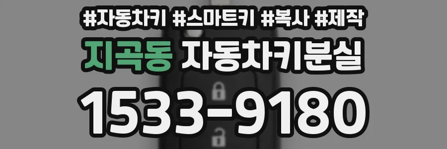 지곡동 자동차키분실
