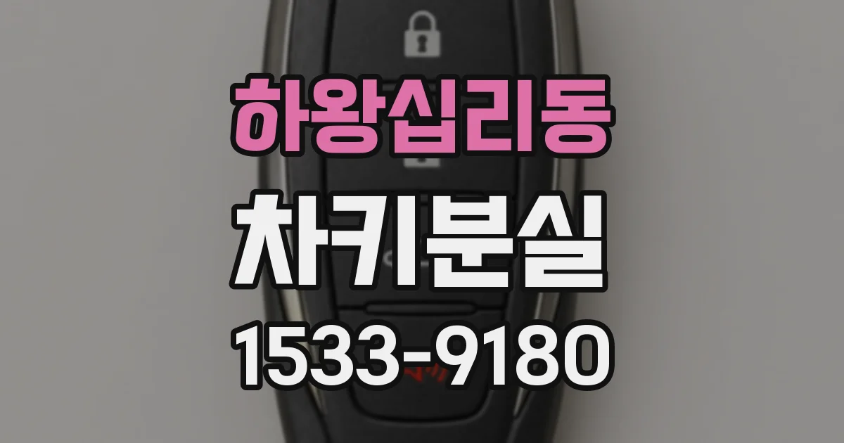 하왕십리동 차키분실