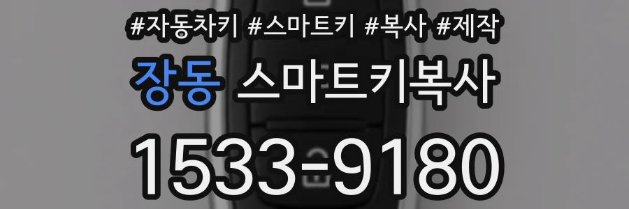 장동 스마트키복사