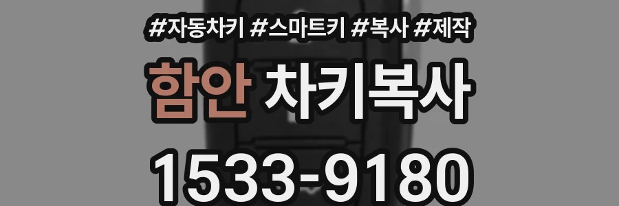 함안 차키복사