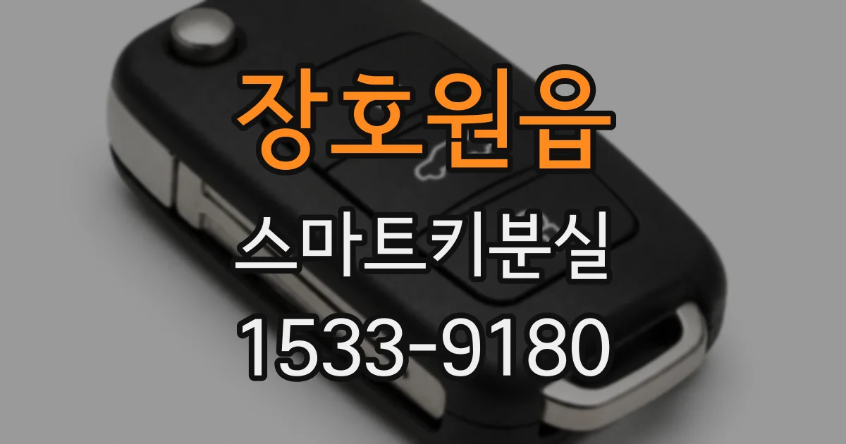 장호원읍 스마트키분실