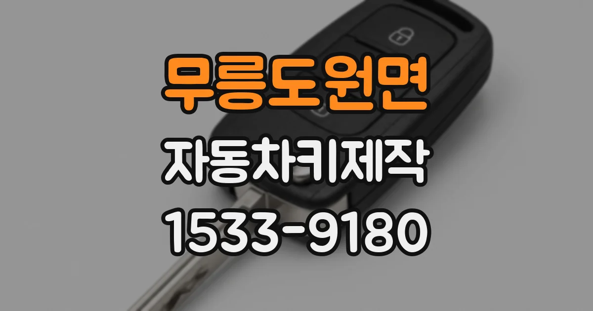 무릉도원면 자동차키제작