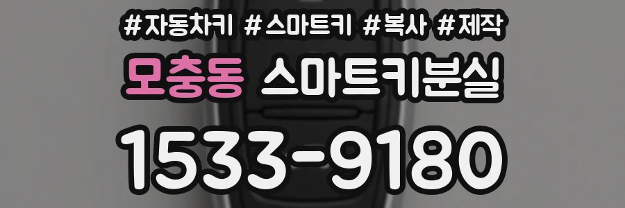 모충동 스마트키분실