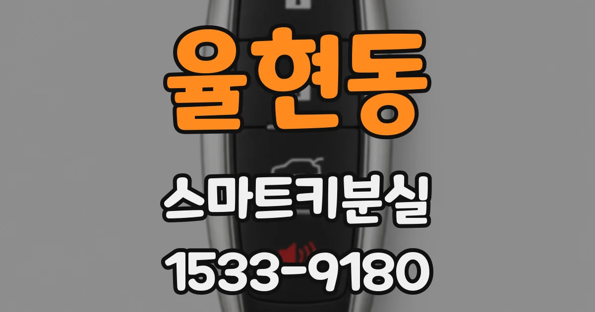 율현동 스마트키분실