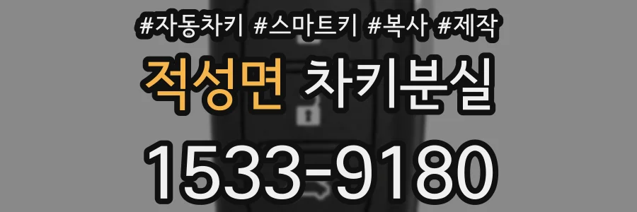 적성면 차키분실