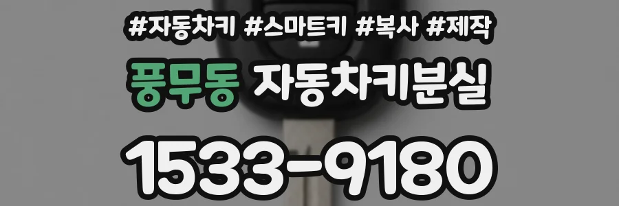 풍무동 자동차키분실