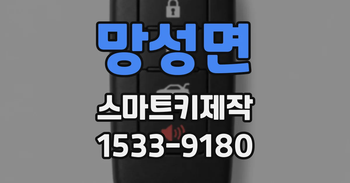 망성면 스마트키제작