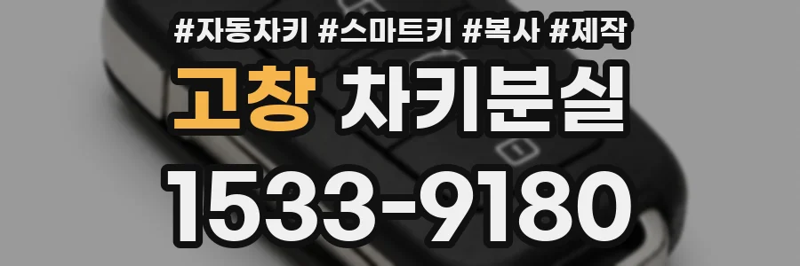 고창 차키분실