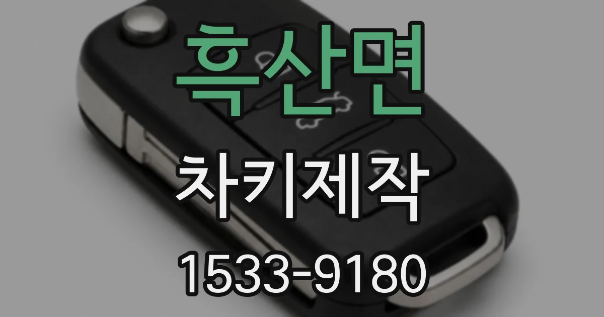 흑산면 차키제작