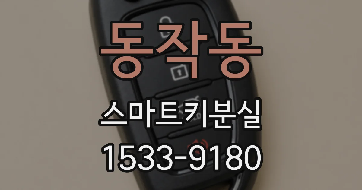 동작동 스마트키분실