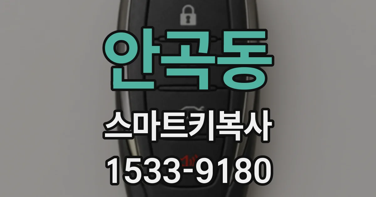 안곡동 스마트키복사