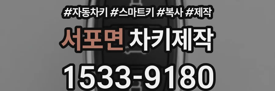 서포면 차키제작