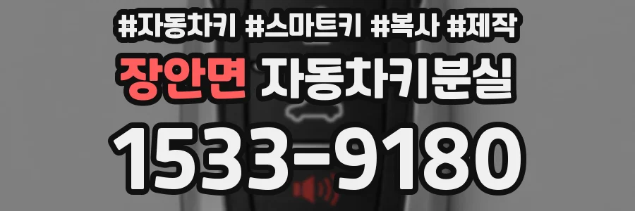 장안면 자동차키분실