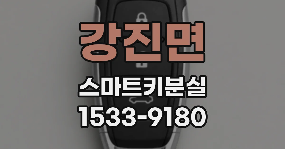 강진면 스마트키분실