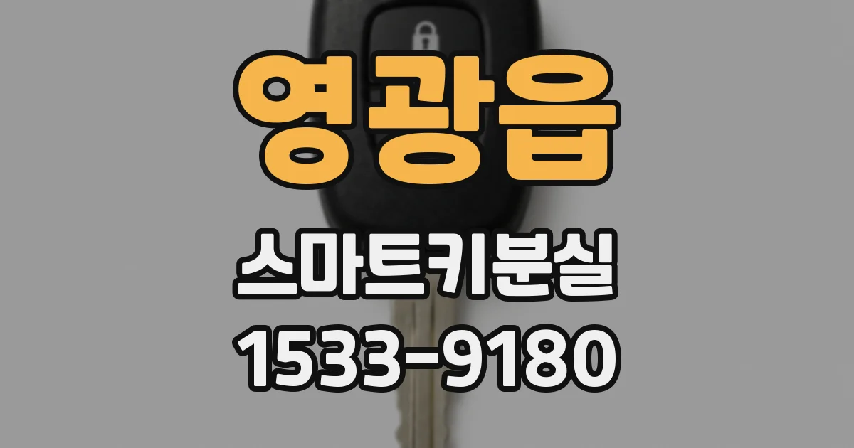 영광읍 스마트키분실