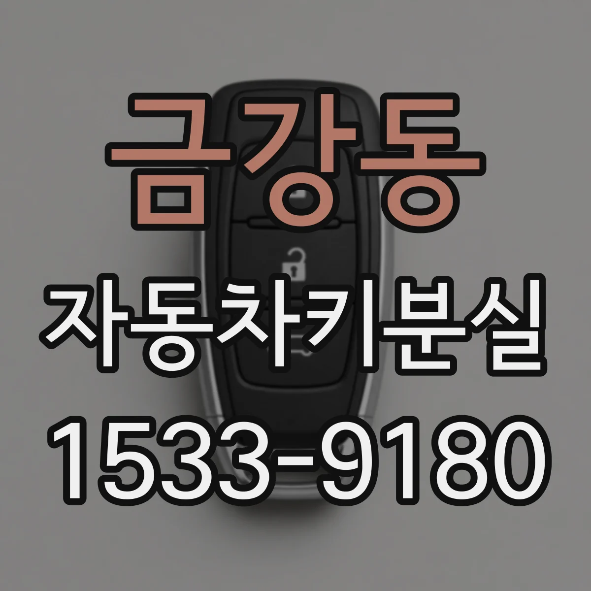 금강동 자동차키분실