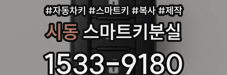 시동 스마트키분실