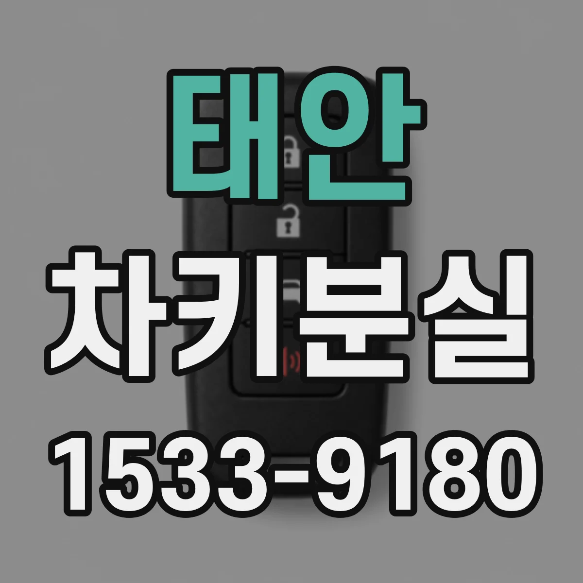 태안 차키분실