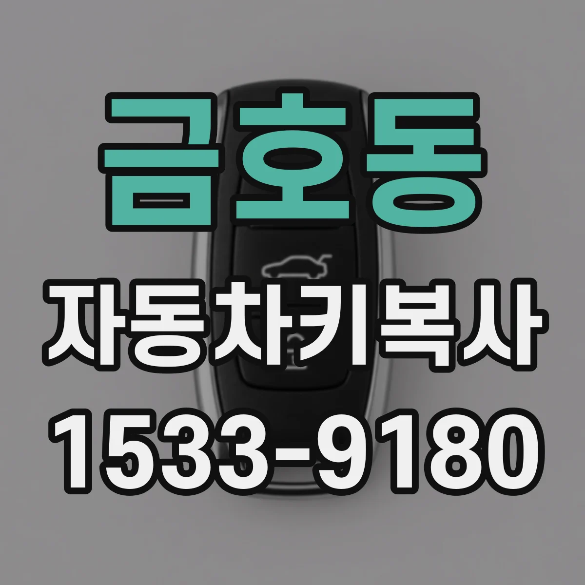 금호동 자동차키복사
