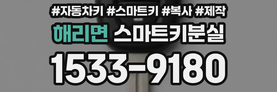 해리면 스마트키분실