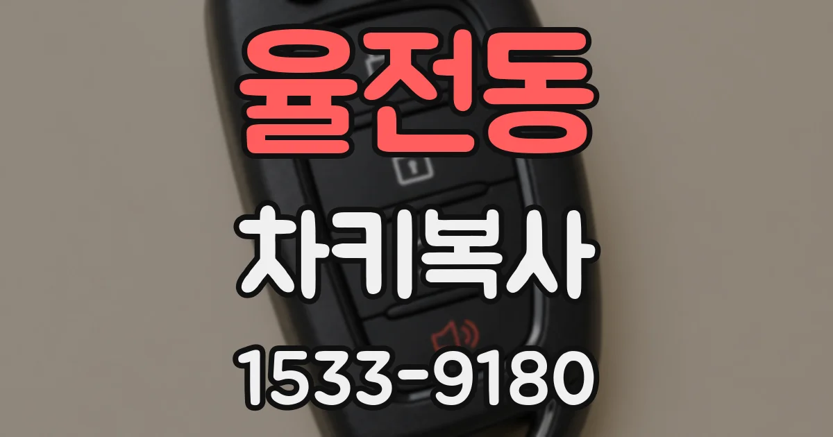 율전동 차키복사