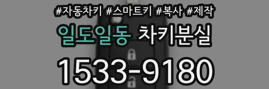 일도일동 차키분실