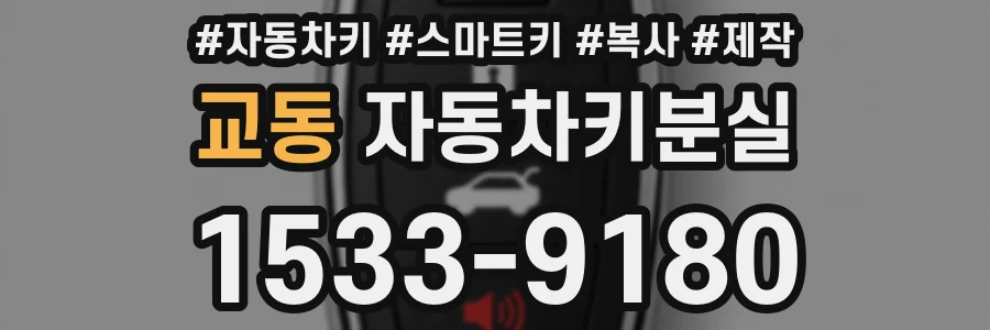 교동 자동차키분실