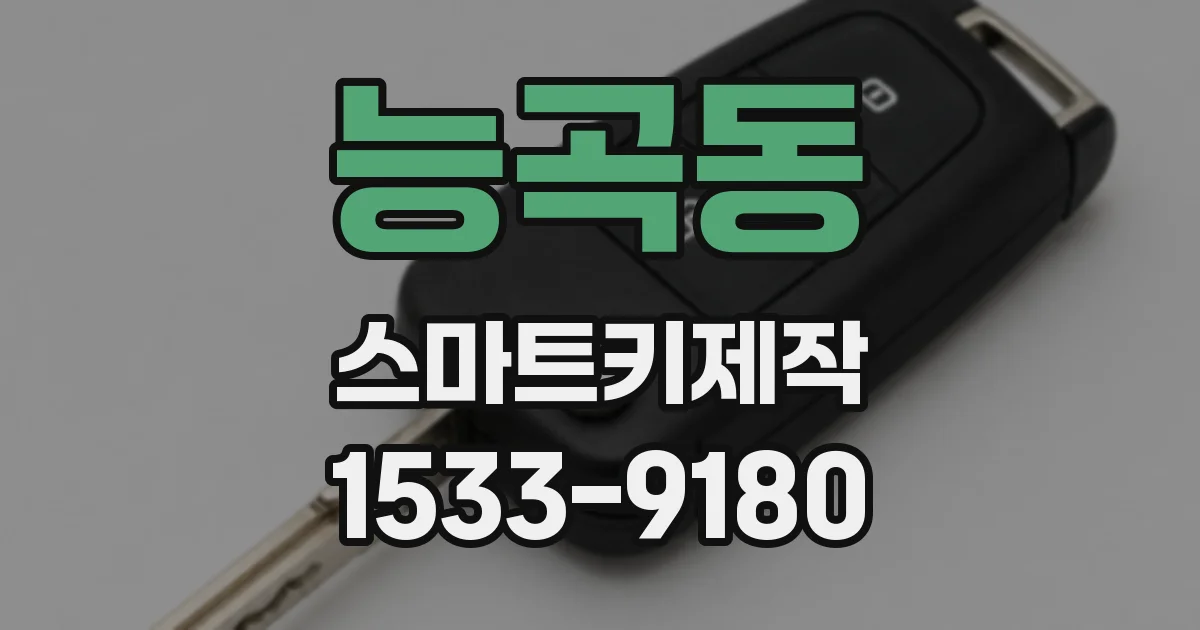 능곡동 스마트키제작