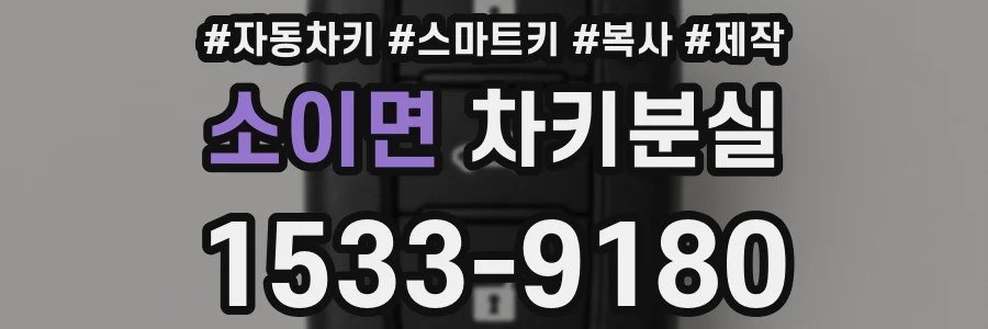 소이면 차키분실