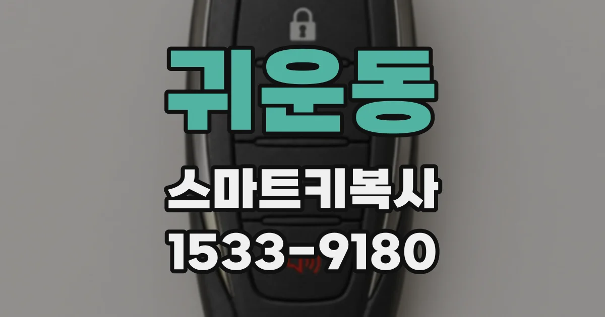귀운동 스마트키복사