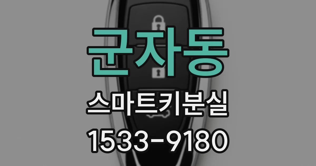 군자동 스마트키분실