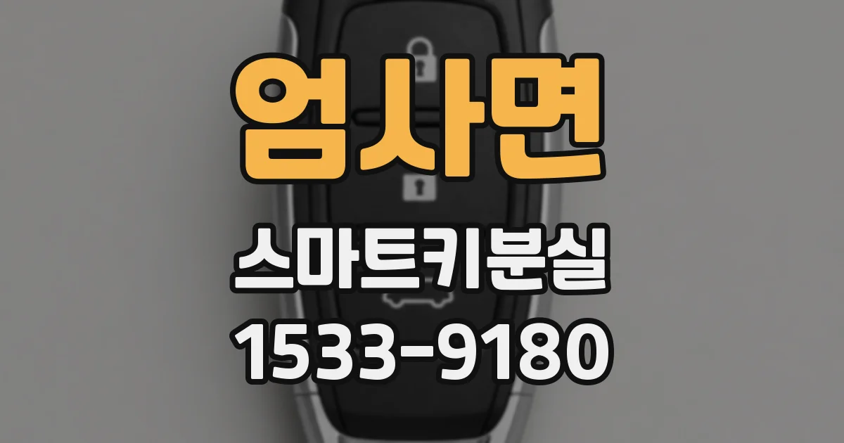 엄사면 스마트키분실
