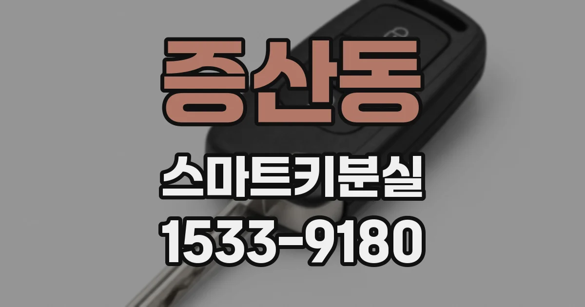 증산동 스마트키분실
