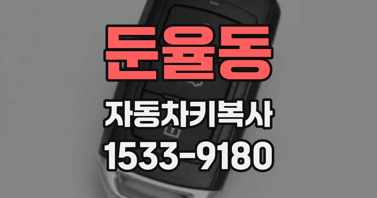 둔율동 자동차키복사