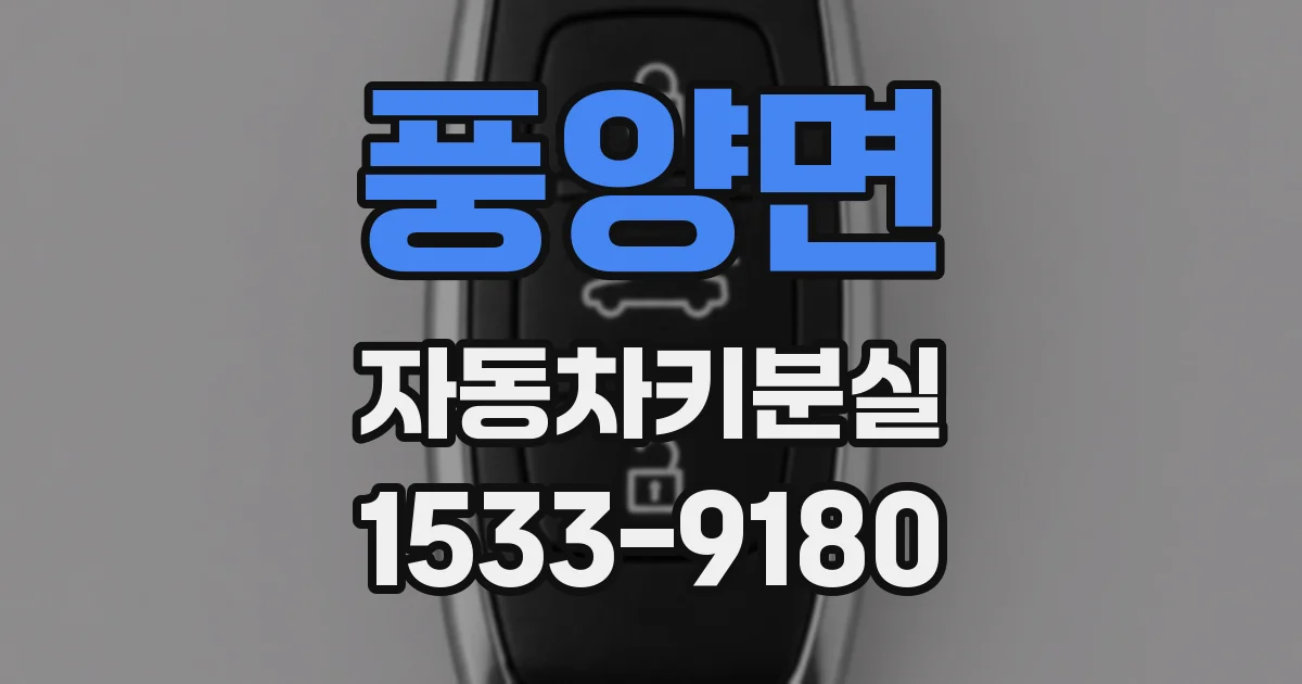 풍양면 자동차키분실