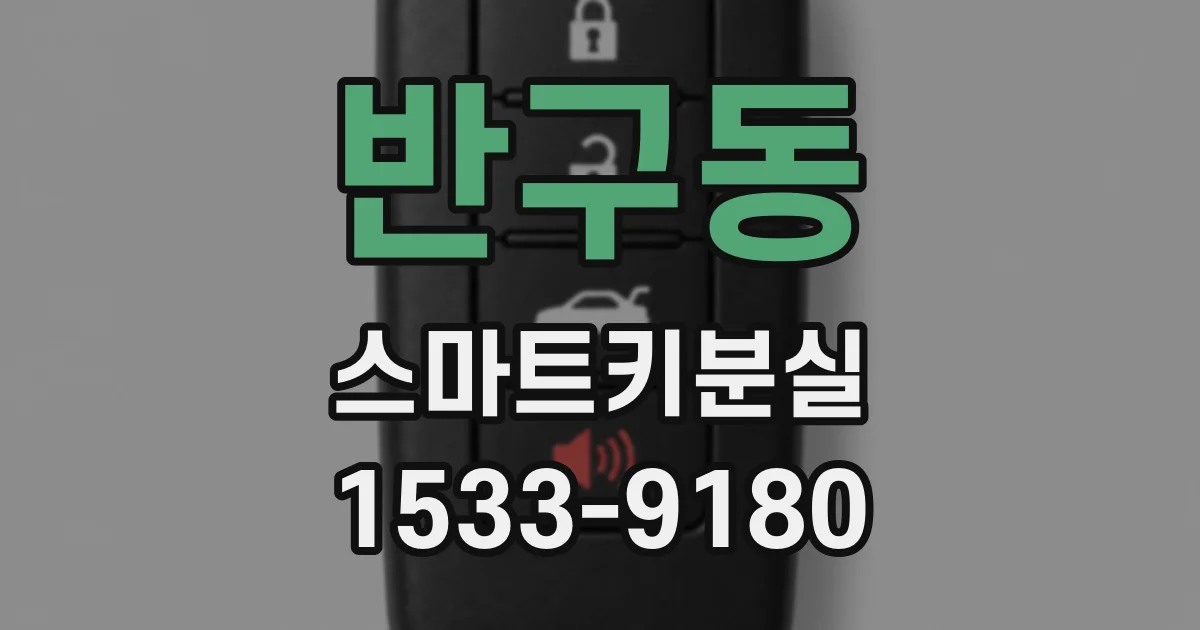 반구동 스마트키분실