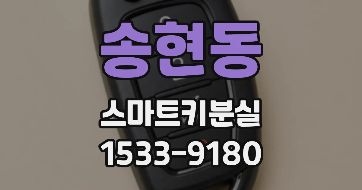 송현동 스마트키분실
