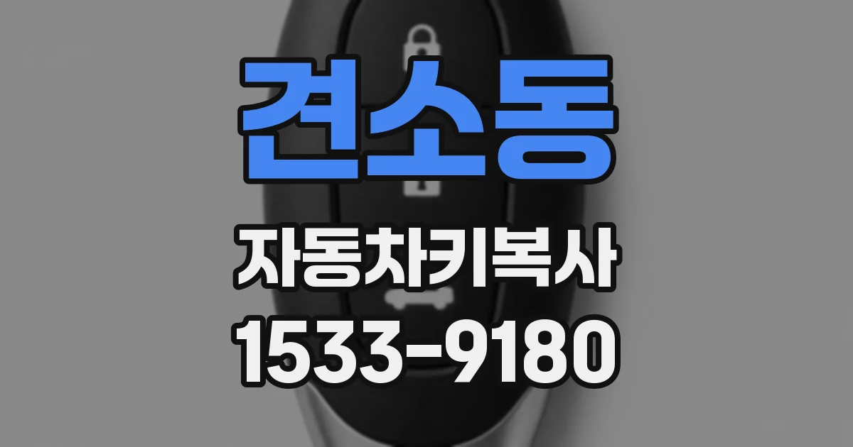 견소동 자동차키복사