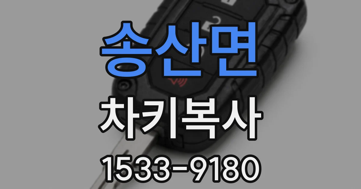 송산면 차키복사