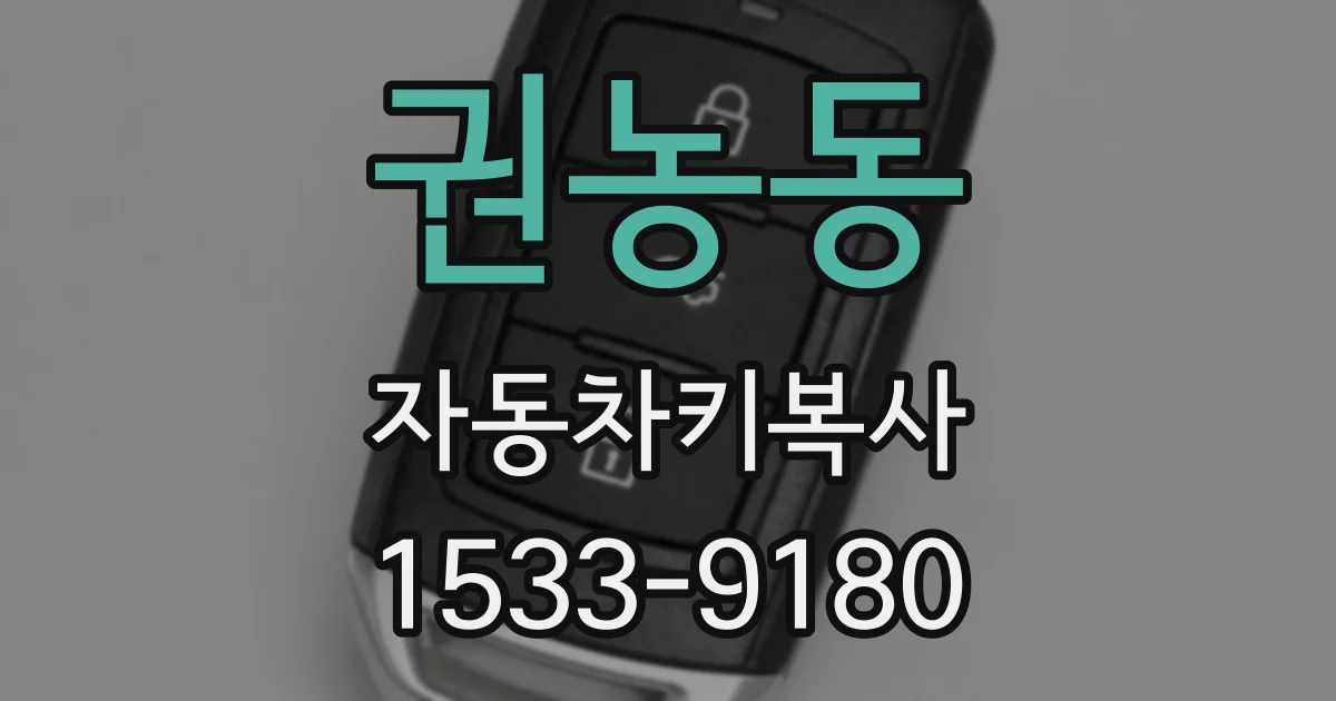 권농동 자동차키복사
