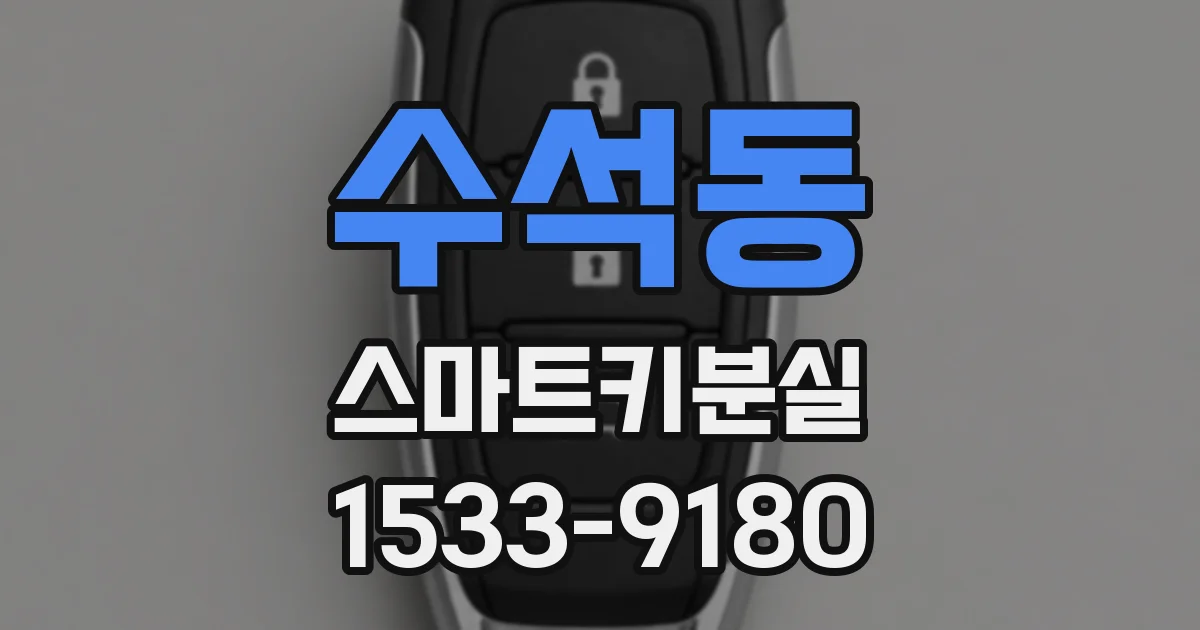 수석동 스마트키분실